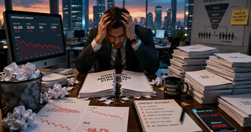 7 B2B Content Marketing Mistakes That Kill Results