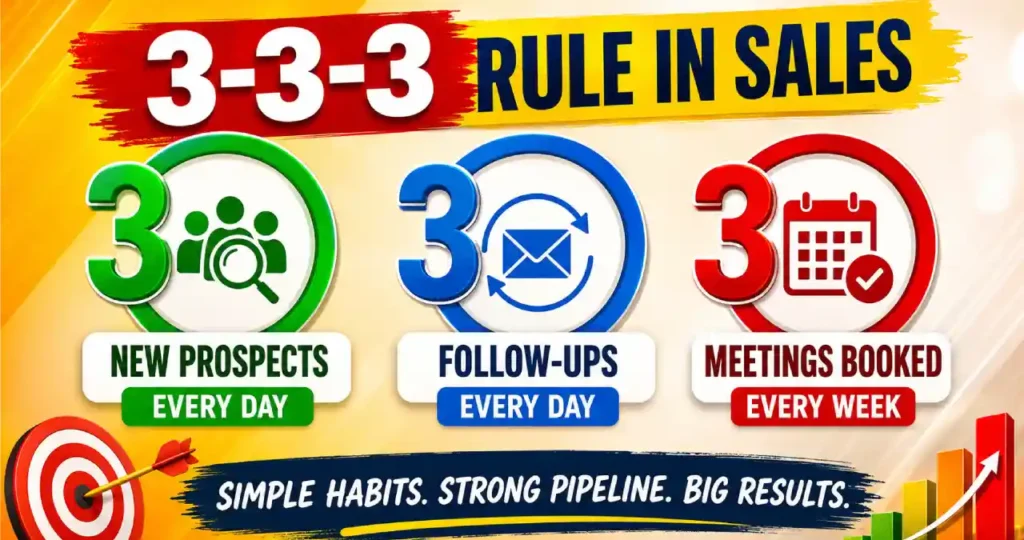 What Is the 3-3-3 Rule in Sales? A Practical Breakdown